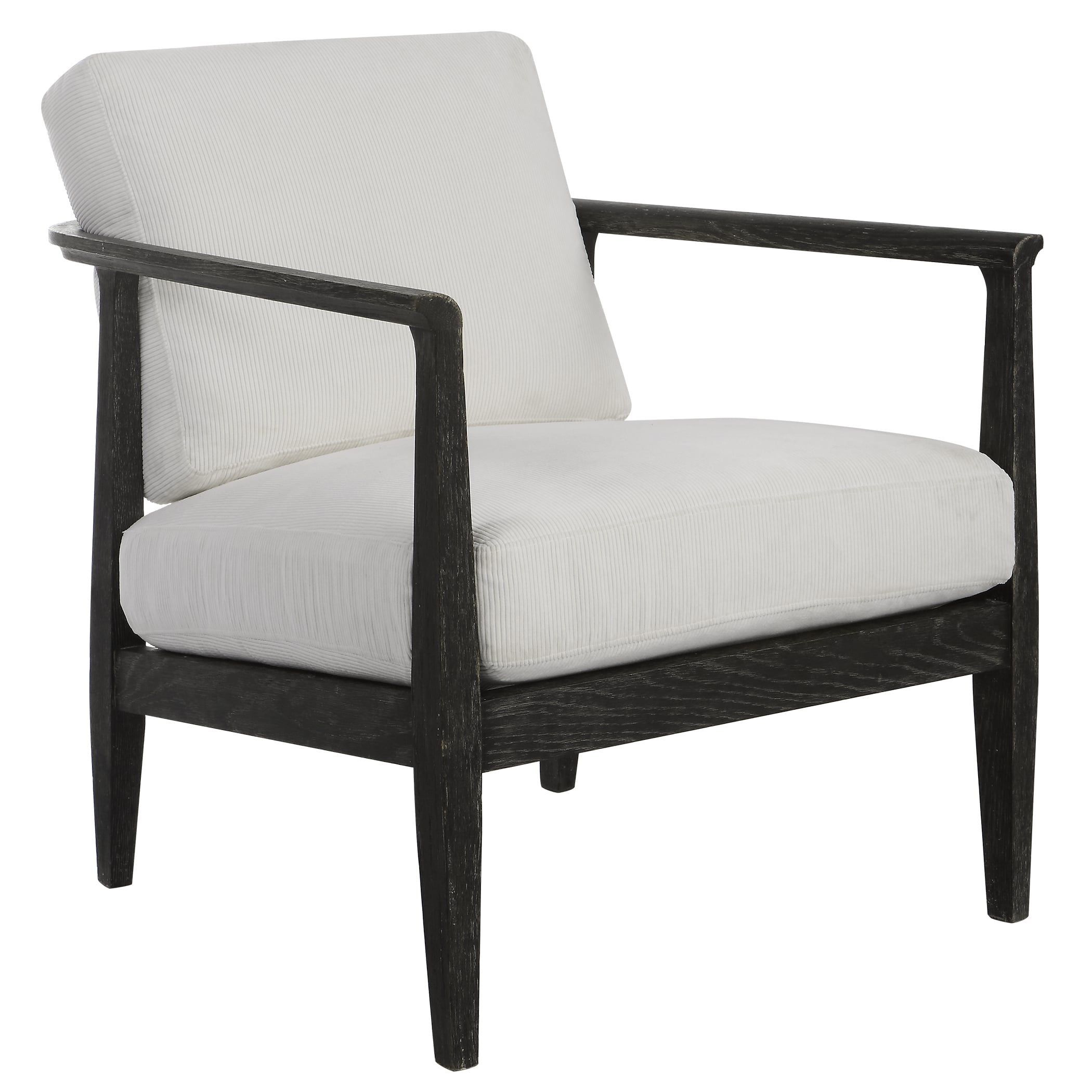 Uttermost Brunei Accent Chair with Upholstered Cushion