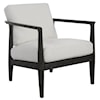 Uttermost Brunei Accent Chair with Upholstered Cushion