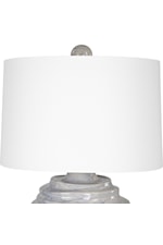 Uttermost Waves Contemporary Ceramic Accent Lamp