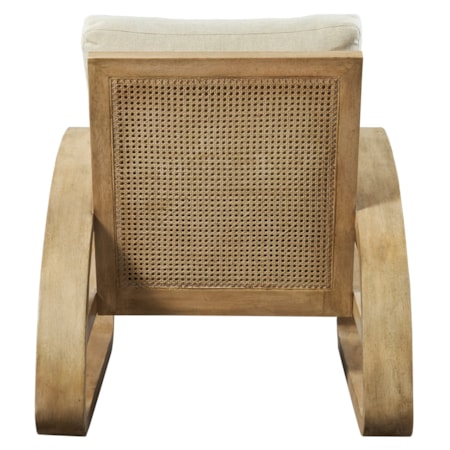 Barbora Wooden Accent Chair