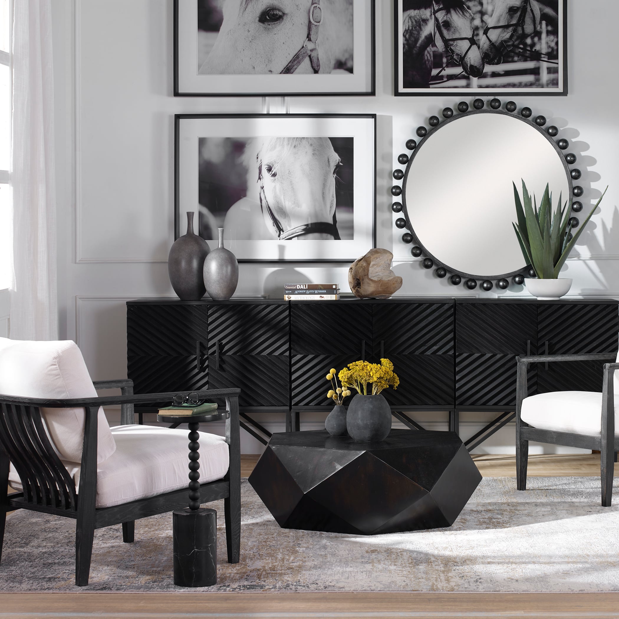 Volker Small Black Coffee Table