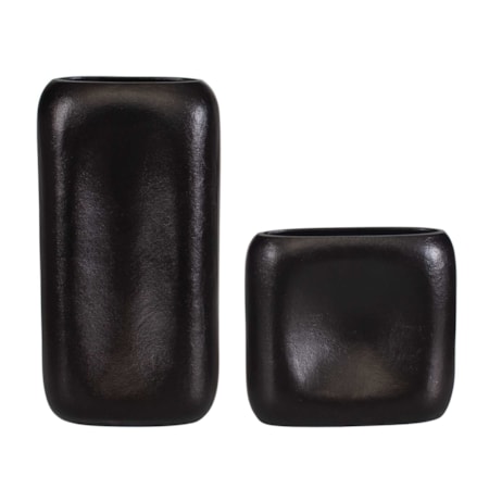 Anodic Dark Brown Vases