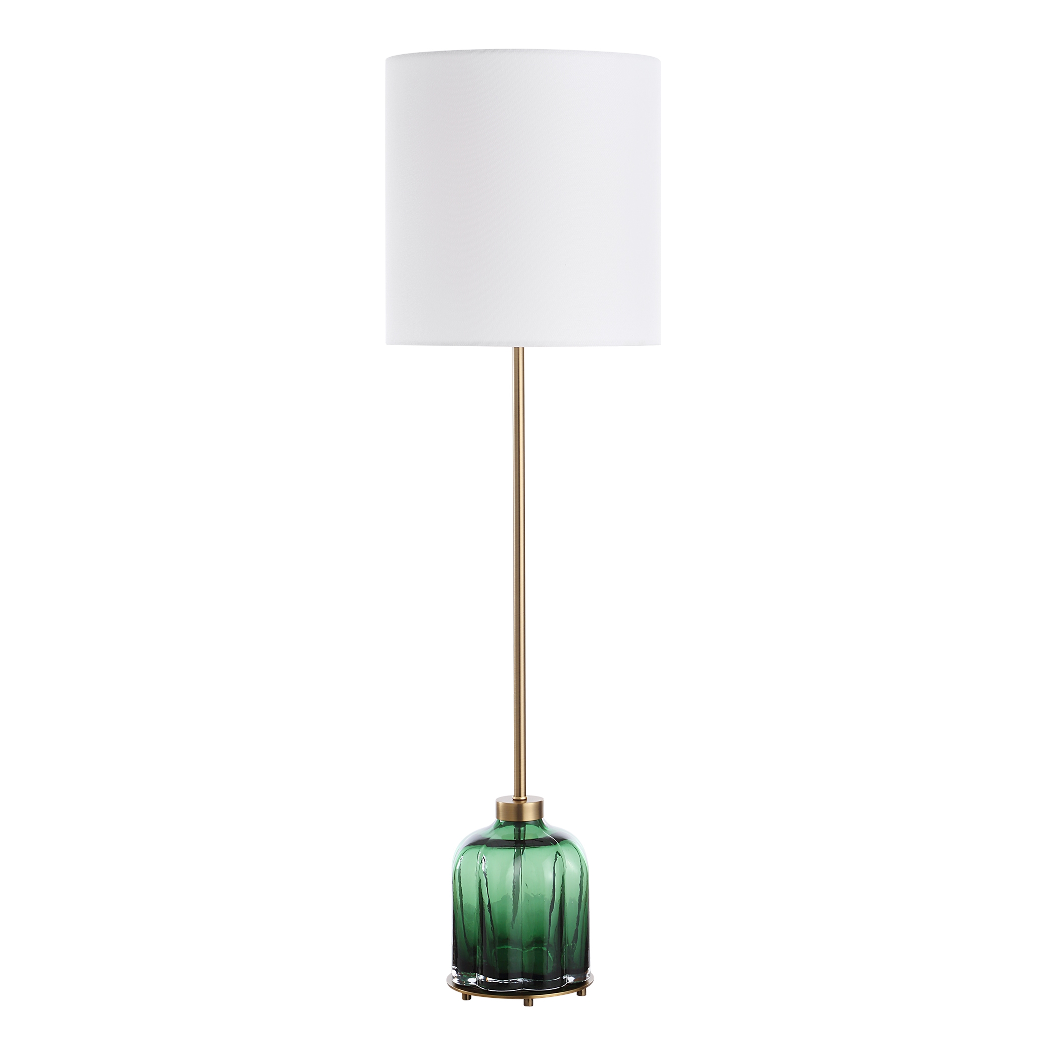Lois Green Glass Buffet Lamp