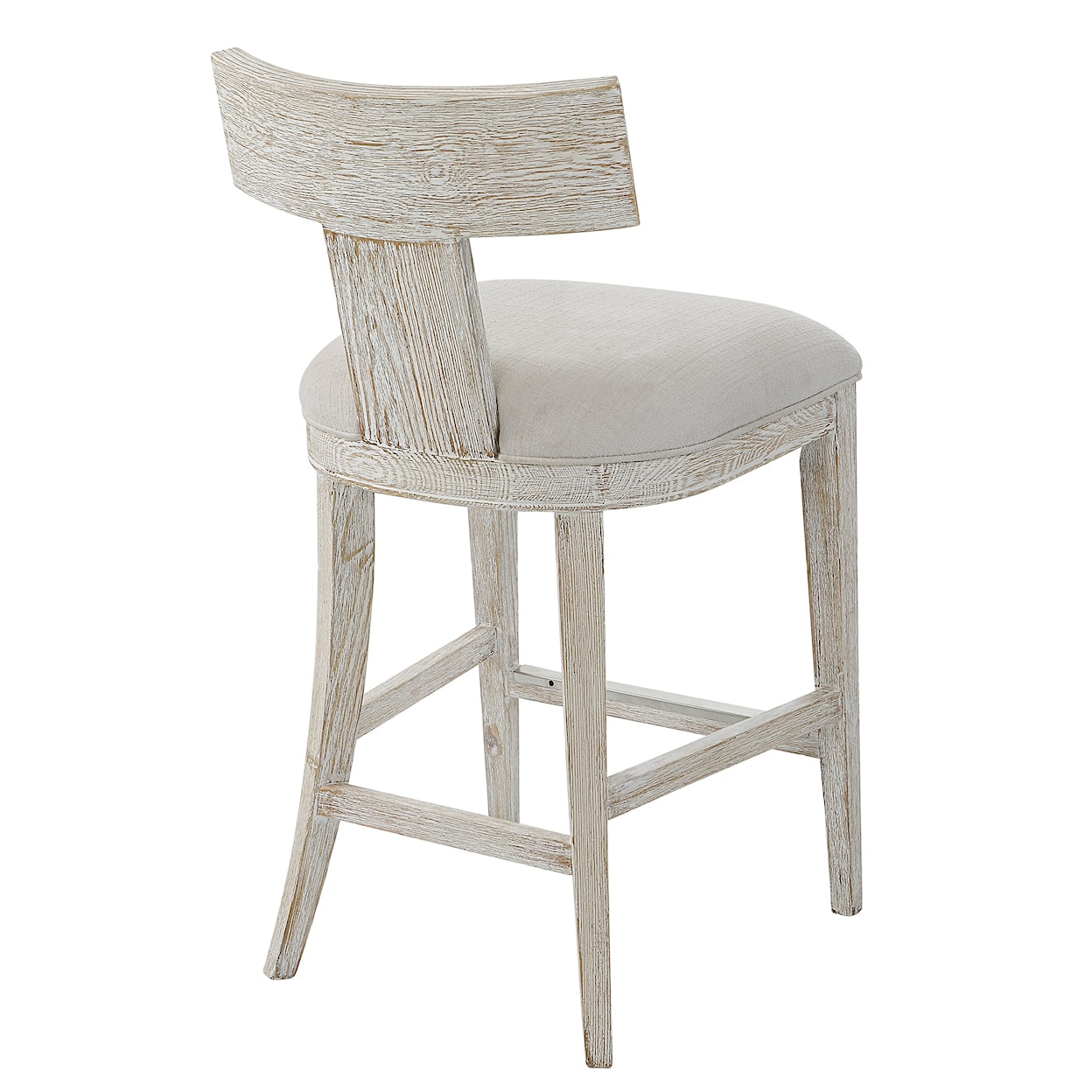 Uttermost Idris Idris White Counter Stool