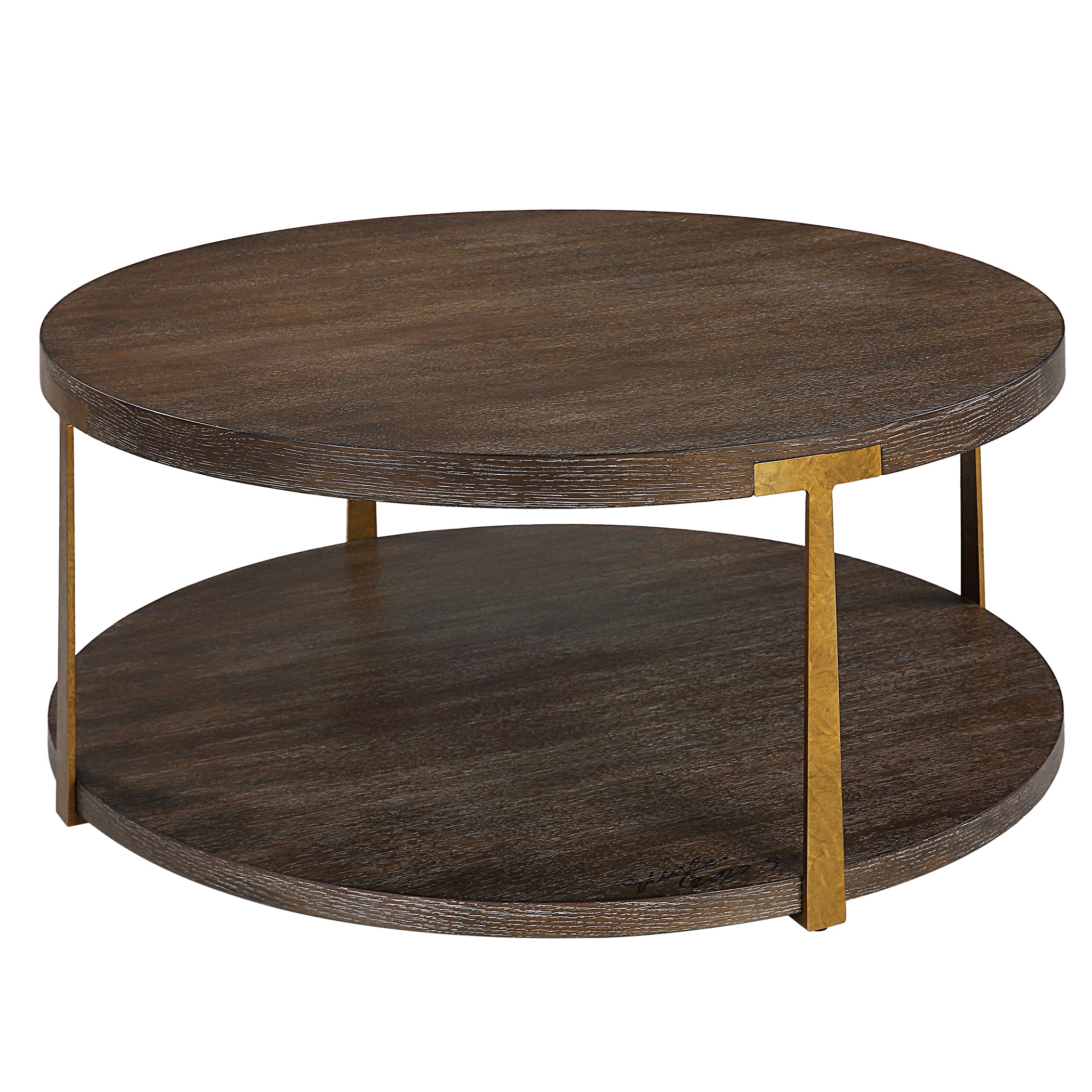 Palisade Round Wood Coffee Table