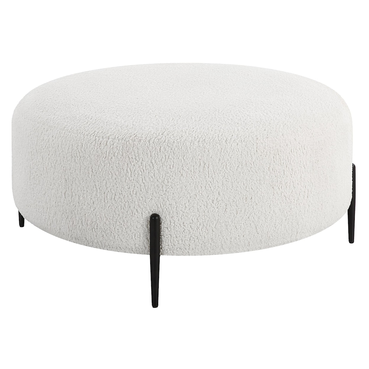 Uttermost Arles Arles Large Plush White Ottoman