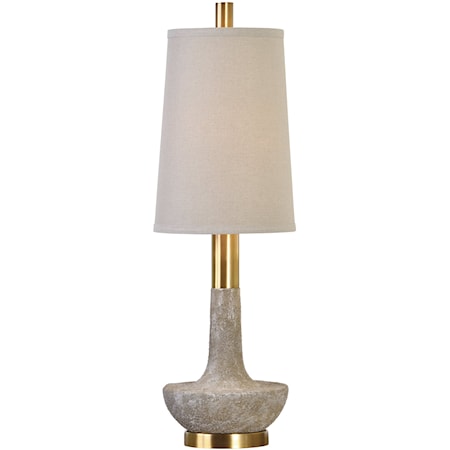 Volongo Stone Ivory Buffet Lamp