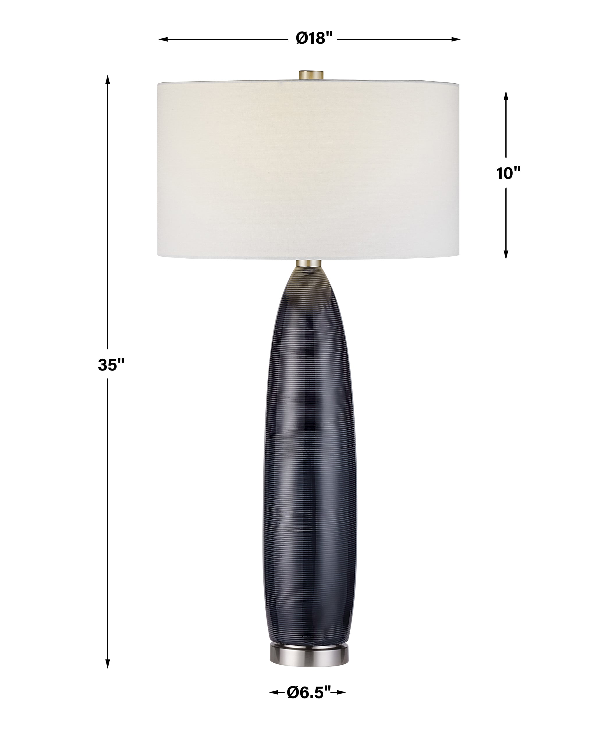 Uttermost Cullen Cullen Blue Gray Table Lamp