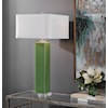 Uttermost Table Lamps Aneeza Tropical Green Table Lamp