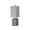 Uttermost Buffet Lamps Covey Gray Glaze Buffet Lamp