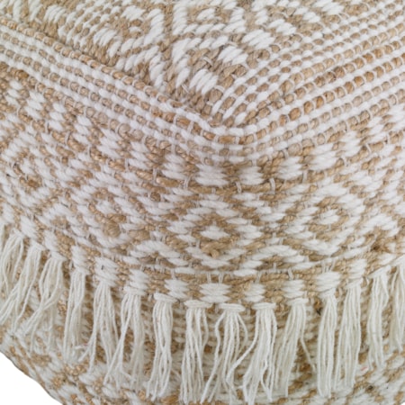 Boheme Wool &amp; Hemp Pouf