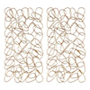 Uttermost Alternative Wall Decor In the Loop Gold Wall Art Set of 2