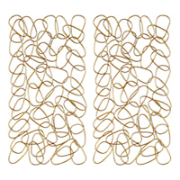 In the Loop Gold Wall Art Set of 2