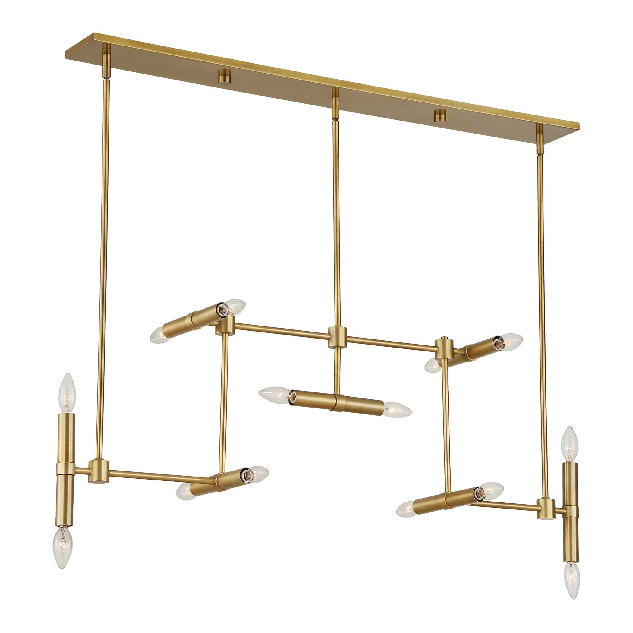 Uttermost Cadre Cadre 14 Light Modern Linear Pendant