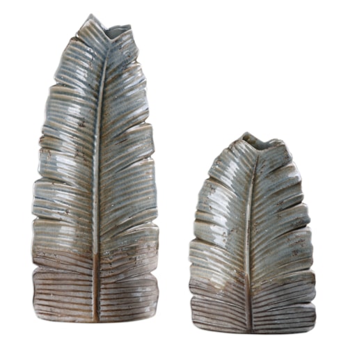 Invano Leaf Vases (Set of 2)