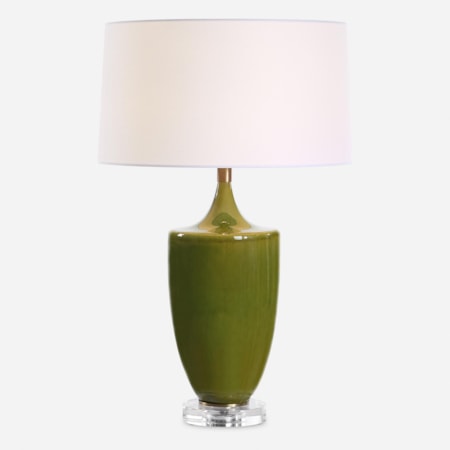Adela Moss Green Table Lamp