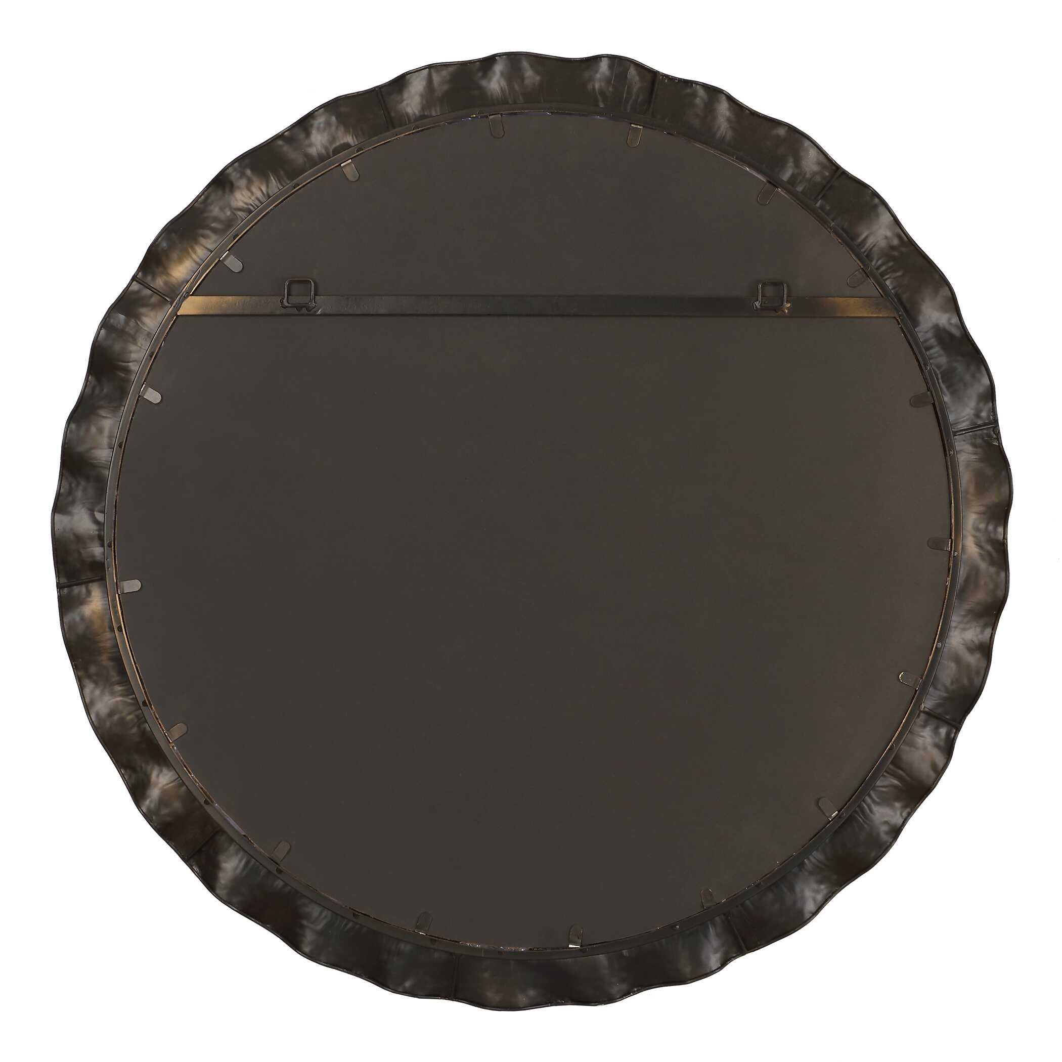 Uttermost Haya Haya Round Gold Mirror