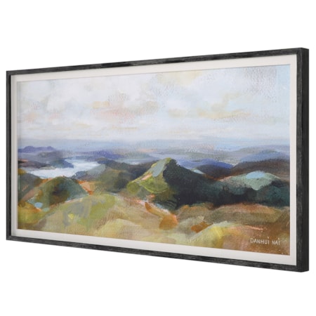 Above The Lakes Framed Landscape Print