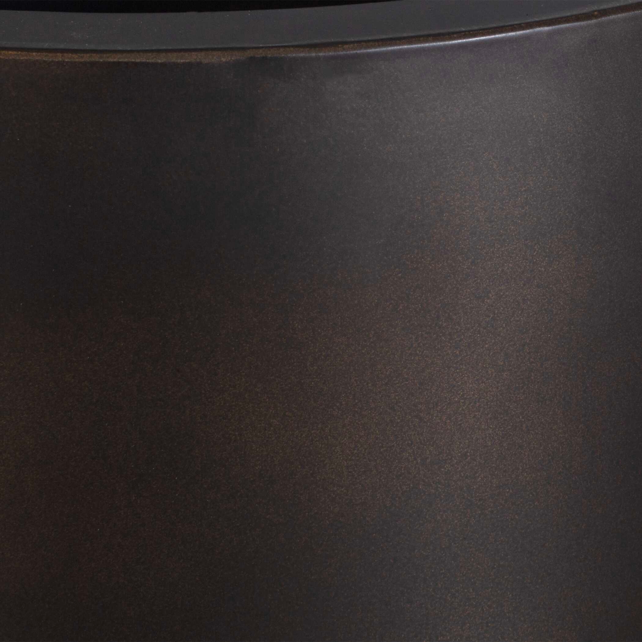 Volcan Matte Bronze Outdoor Planters