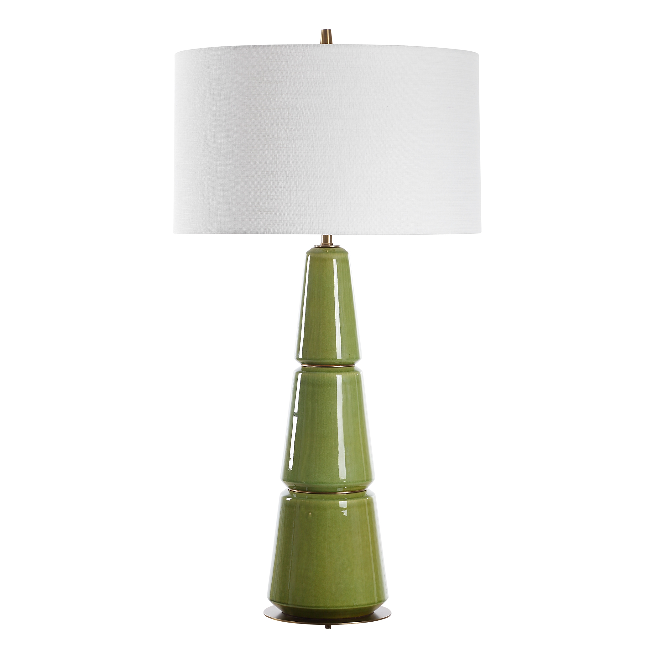 Mendell Moss Green Table Lamp