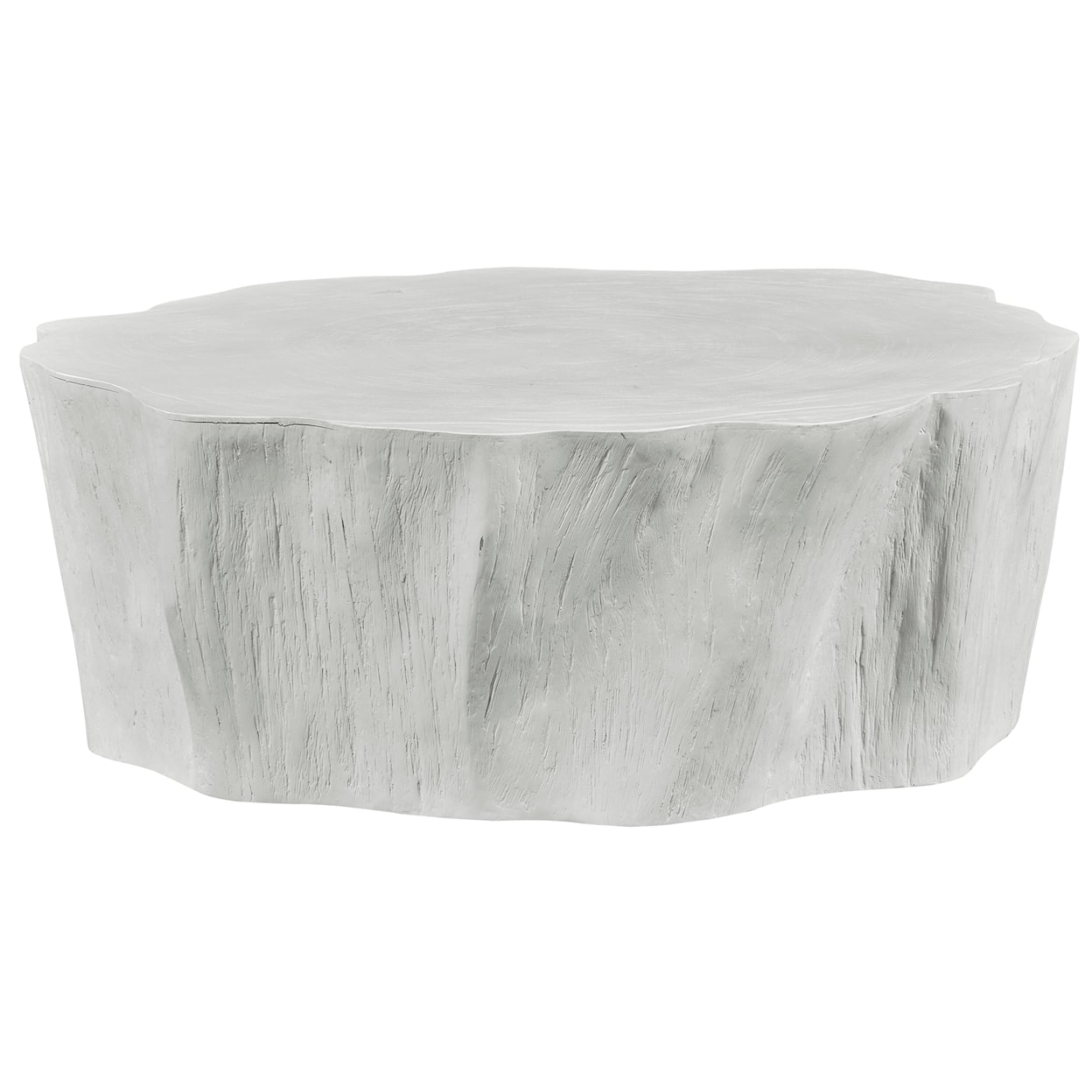 Uttermost Woods Edge Woods Edge White Coffee Table