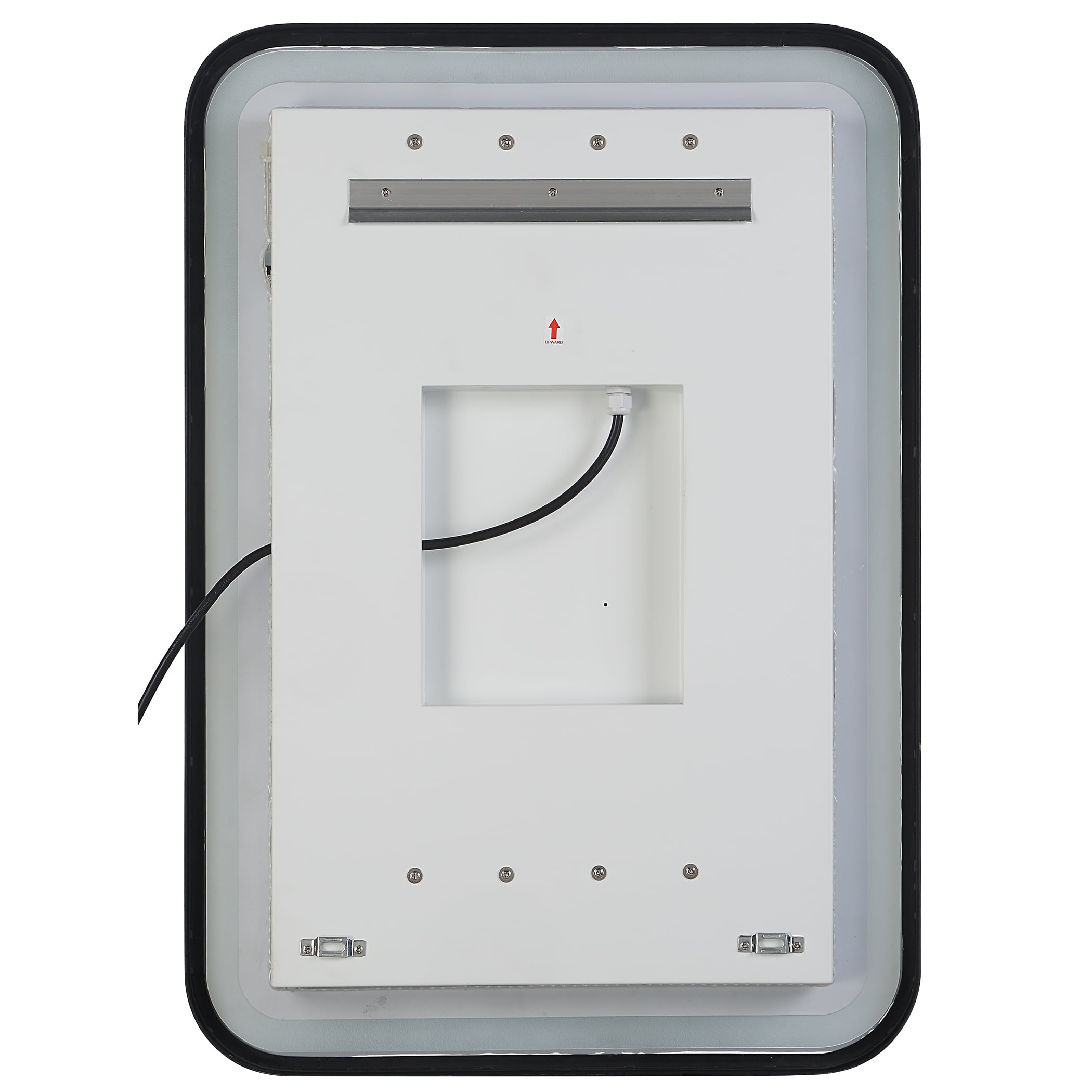 Uttermost Crofton Crofton Lighted Black Vanity Mirror