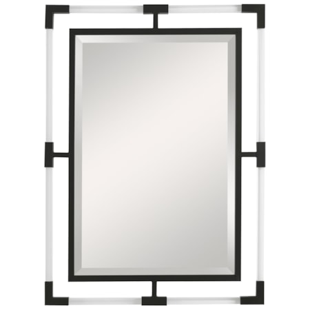 Balkan Black Iron Mirror