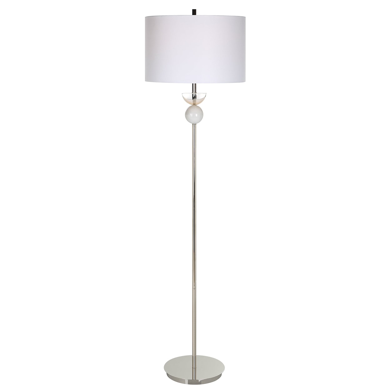 Uttermost Exposition Nickel Floor Lamp