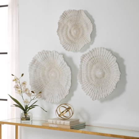 Ocean Gems Coral Wall Decor Set/3