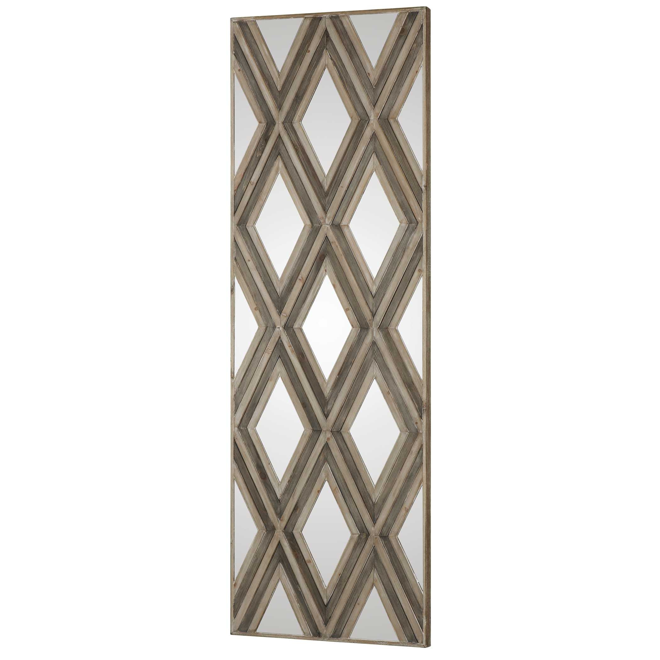 Uttermost Tahira Tahira Geometric Argyle Pattern Wall Mirror