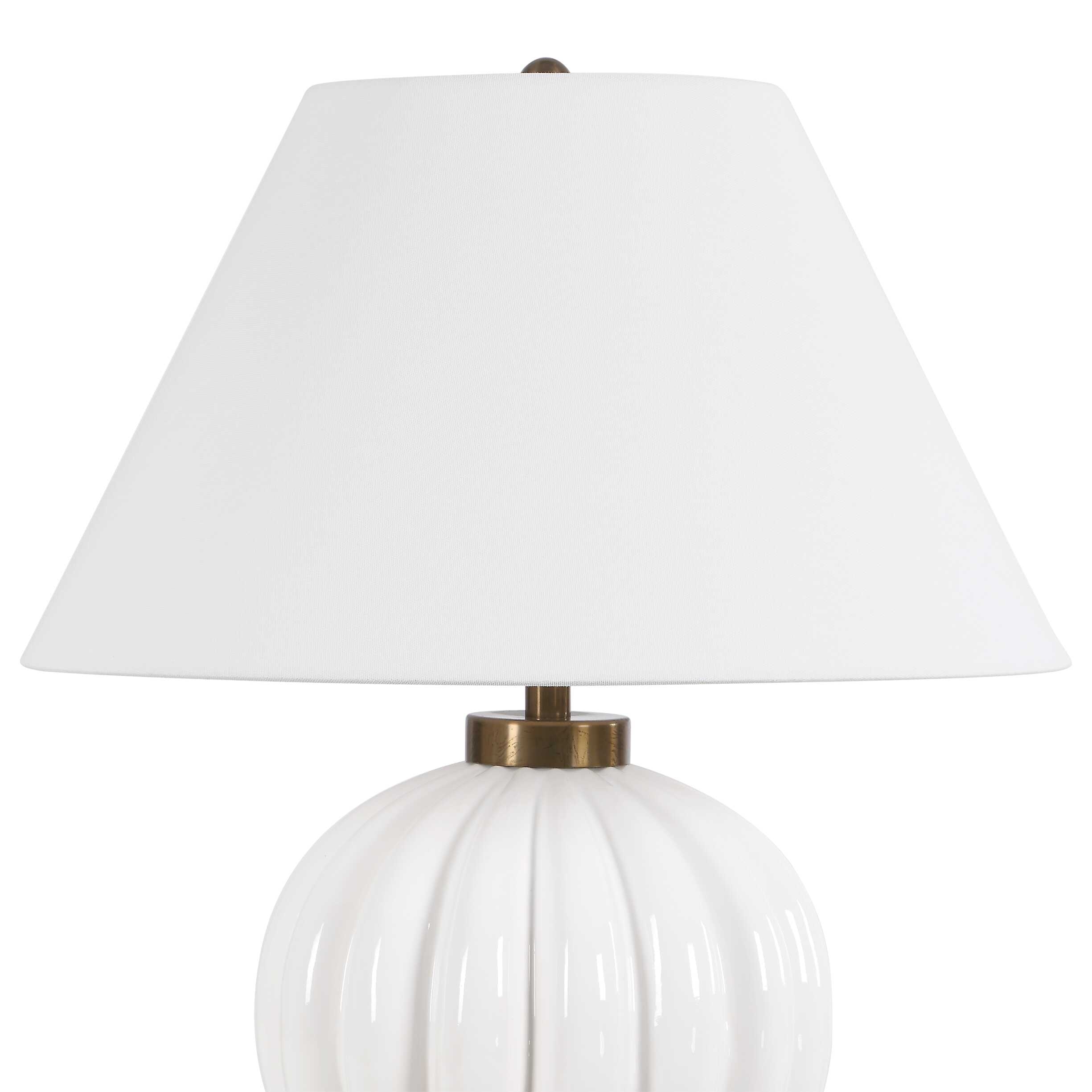 Uttermost Irena Irena White Sphere Table Lamp