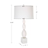 Uttermost Regalia Regalia White Marble Table Lamp