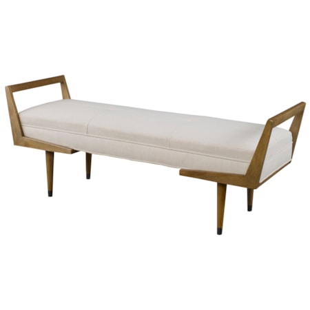 Waylon Modern Ivory Bench