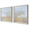 Uttermost Abstract Coastline Abstract Coastline Framed Prints, S/2