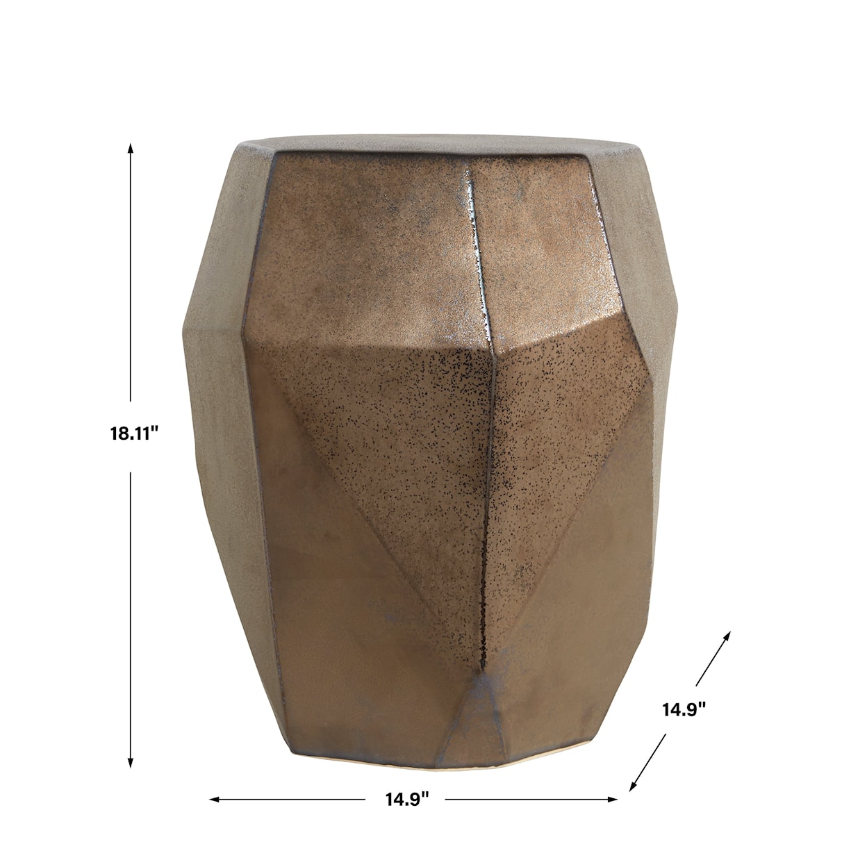 Uttermost Maquette Garden Maquette Bronze Garden Stool