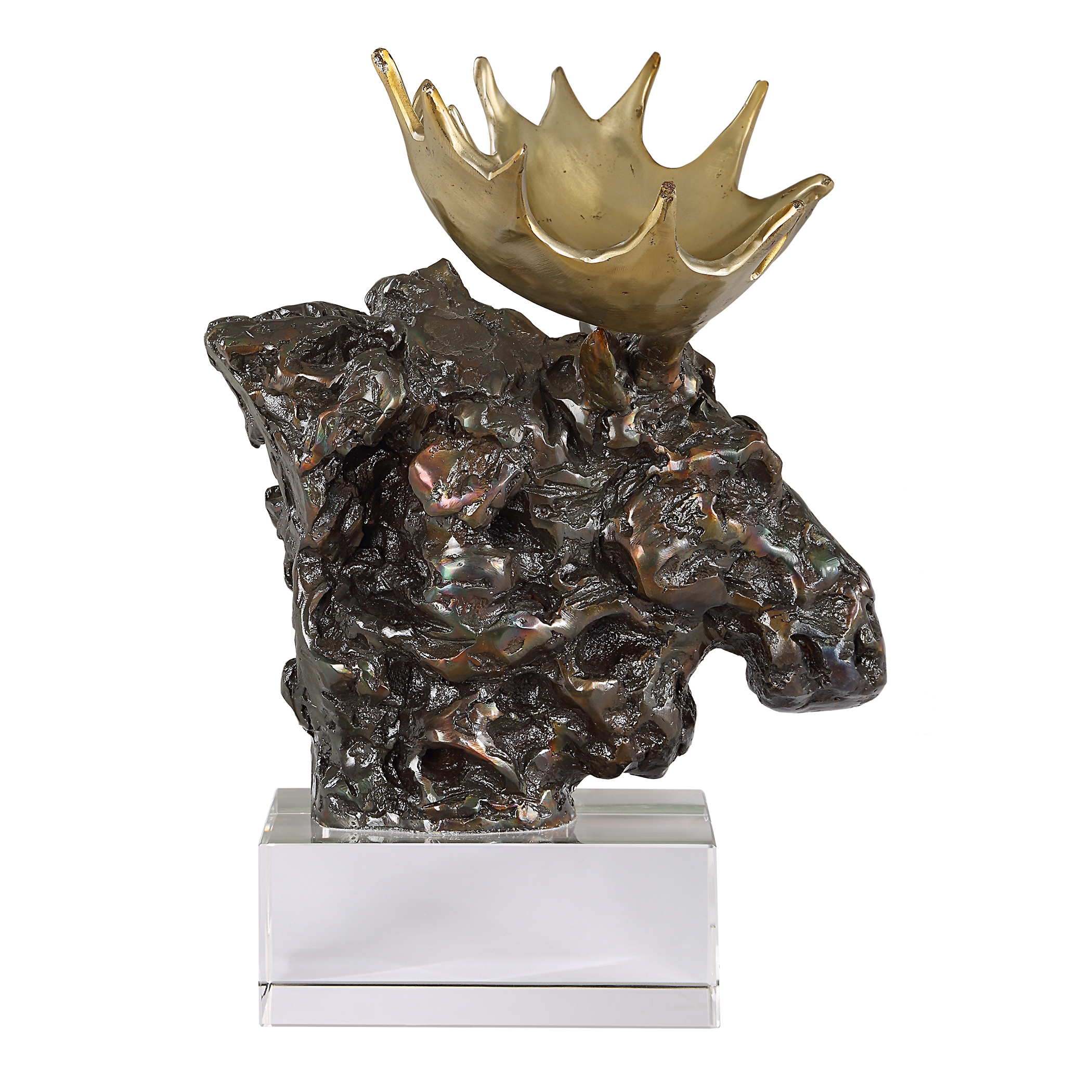 Uttermost Moose Bust Moose Bust Bronze Sculpture