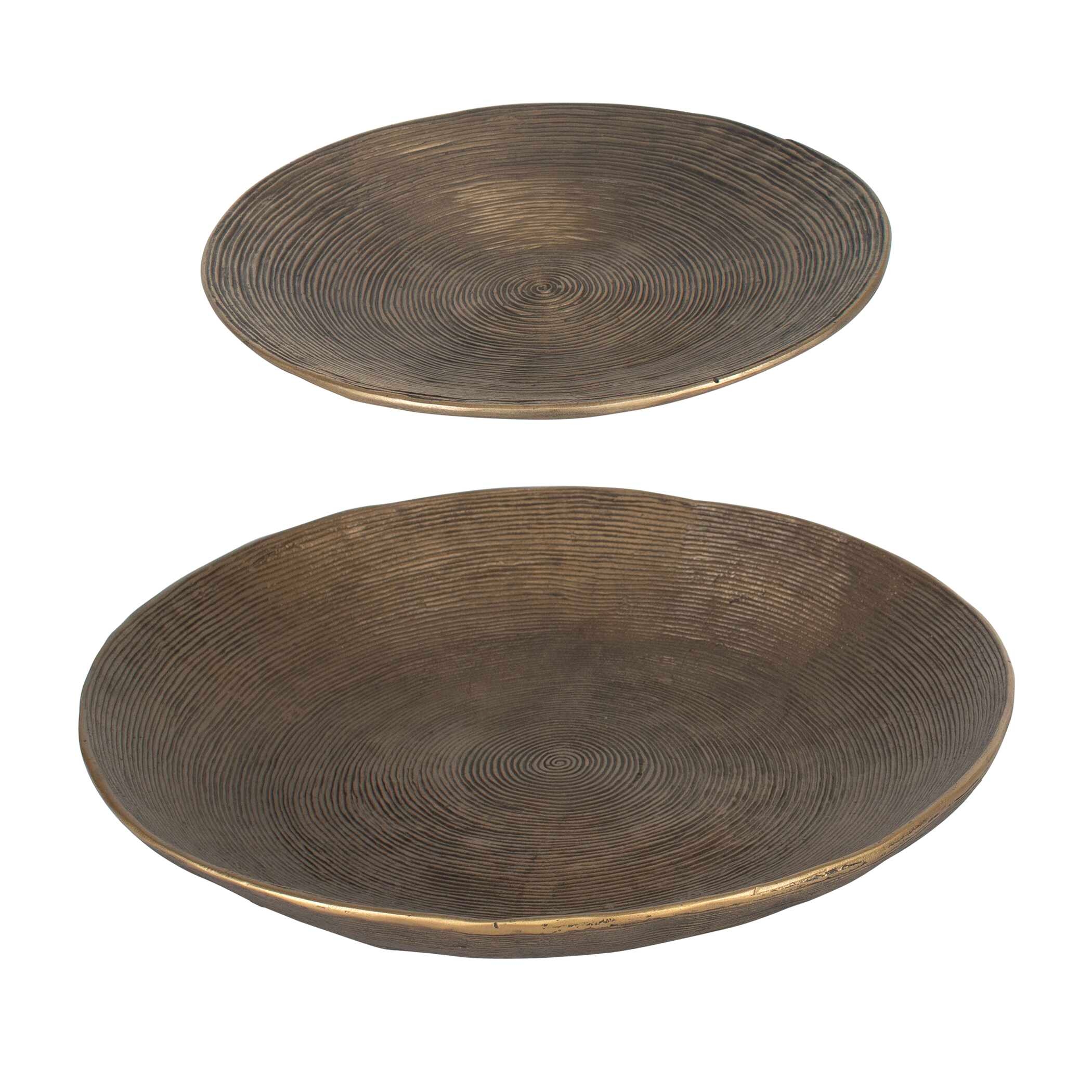 Stratum Round Brass Bowls