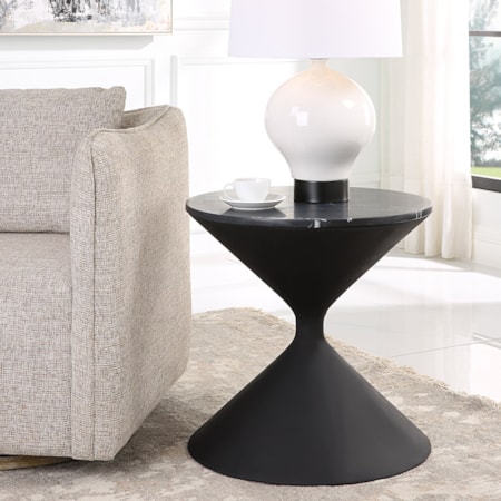 Hourglass Shaped Side Table