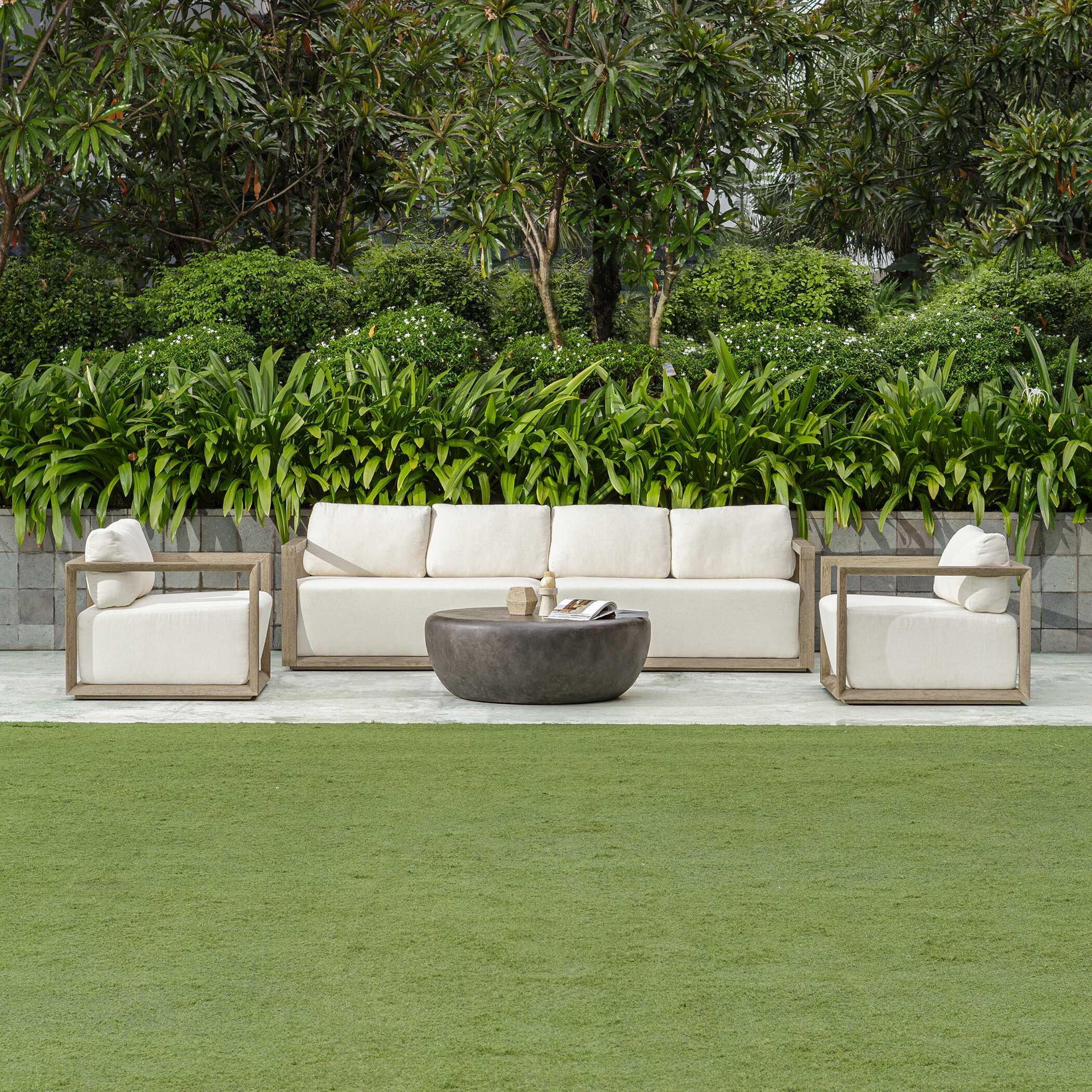 Uttermost Remsen Remsen Outdoor Gray Sofa