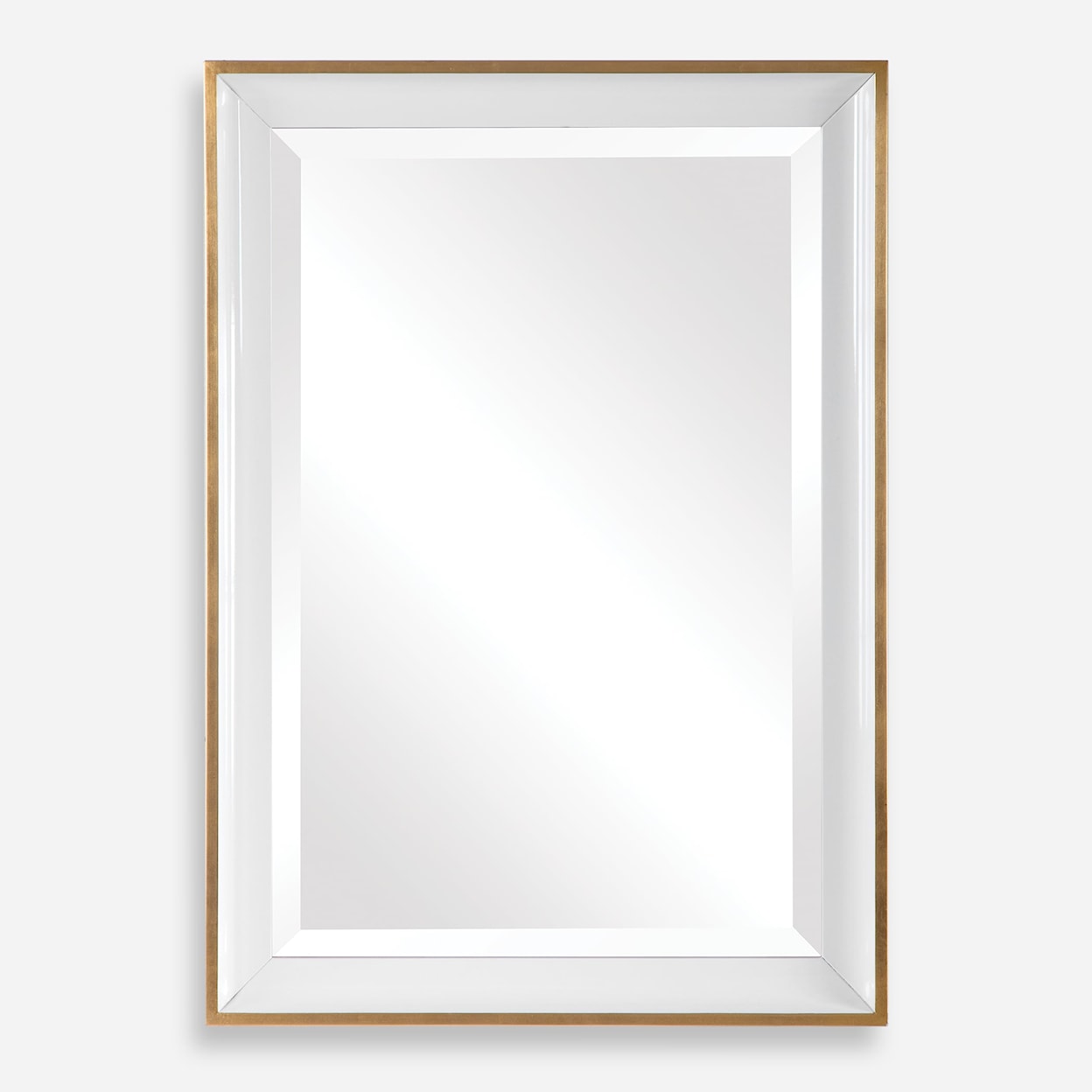 Uttermost Mirrors Gema White Mirror