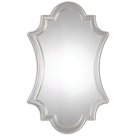 Elara Antiqued Silver Wall Mirror