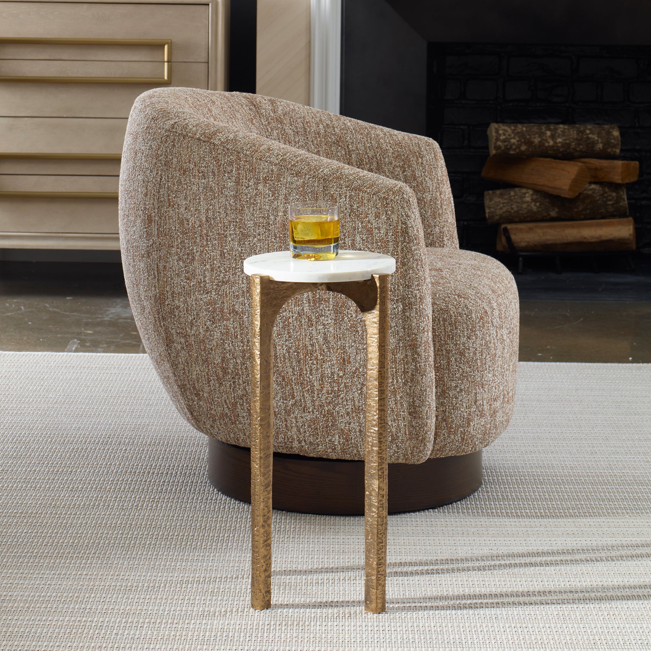 Vivi Marble Drink Table