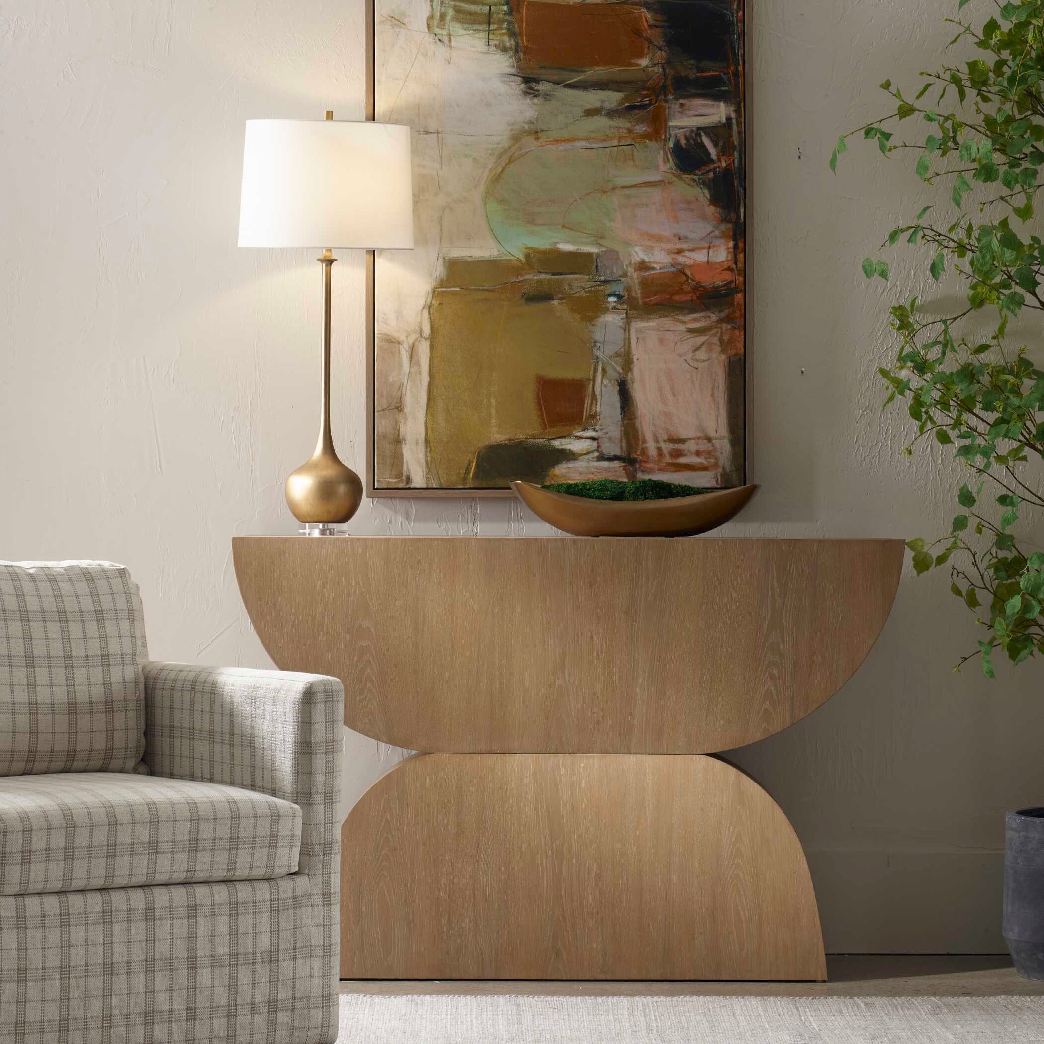 Uttermost Ciano Ciano Modern Wood Console Table