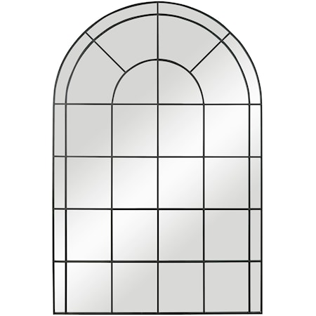 Grantola Black Arch Iron Mirror