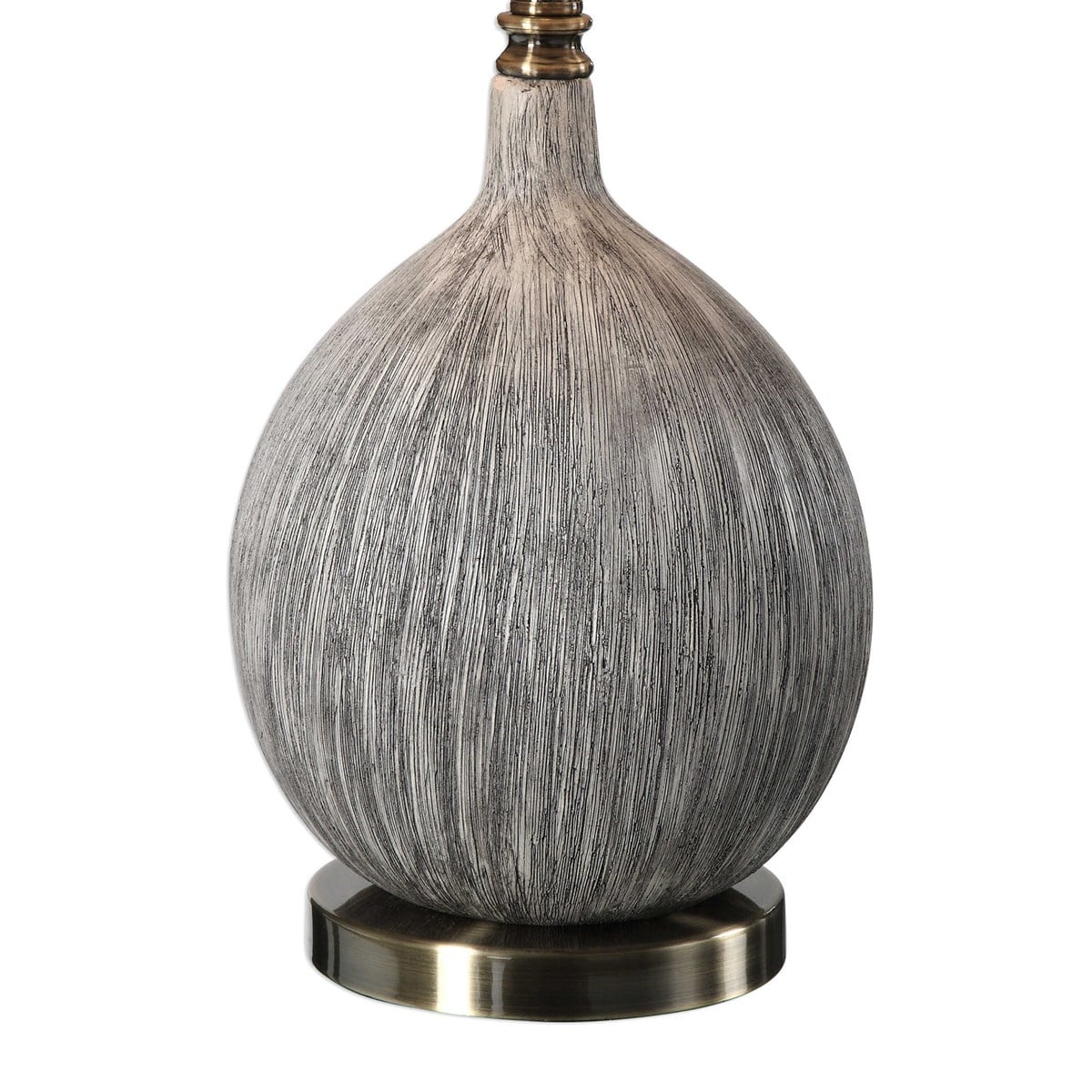 Uttermost Table Lamps Hedera Textured Ivory Table Lamp