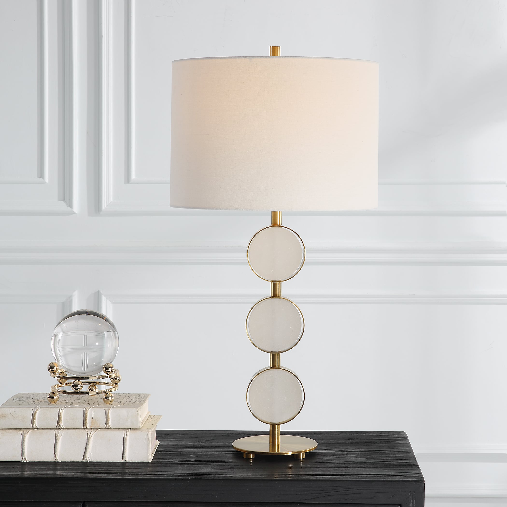 Uttermost Three Rings Three Rings Contemporary Table Lamp