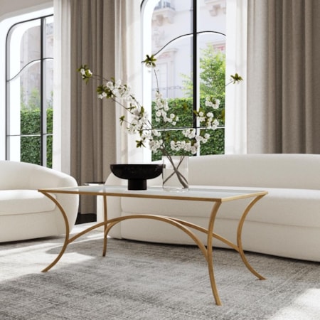 Alayna Gold Coffee Table