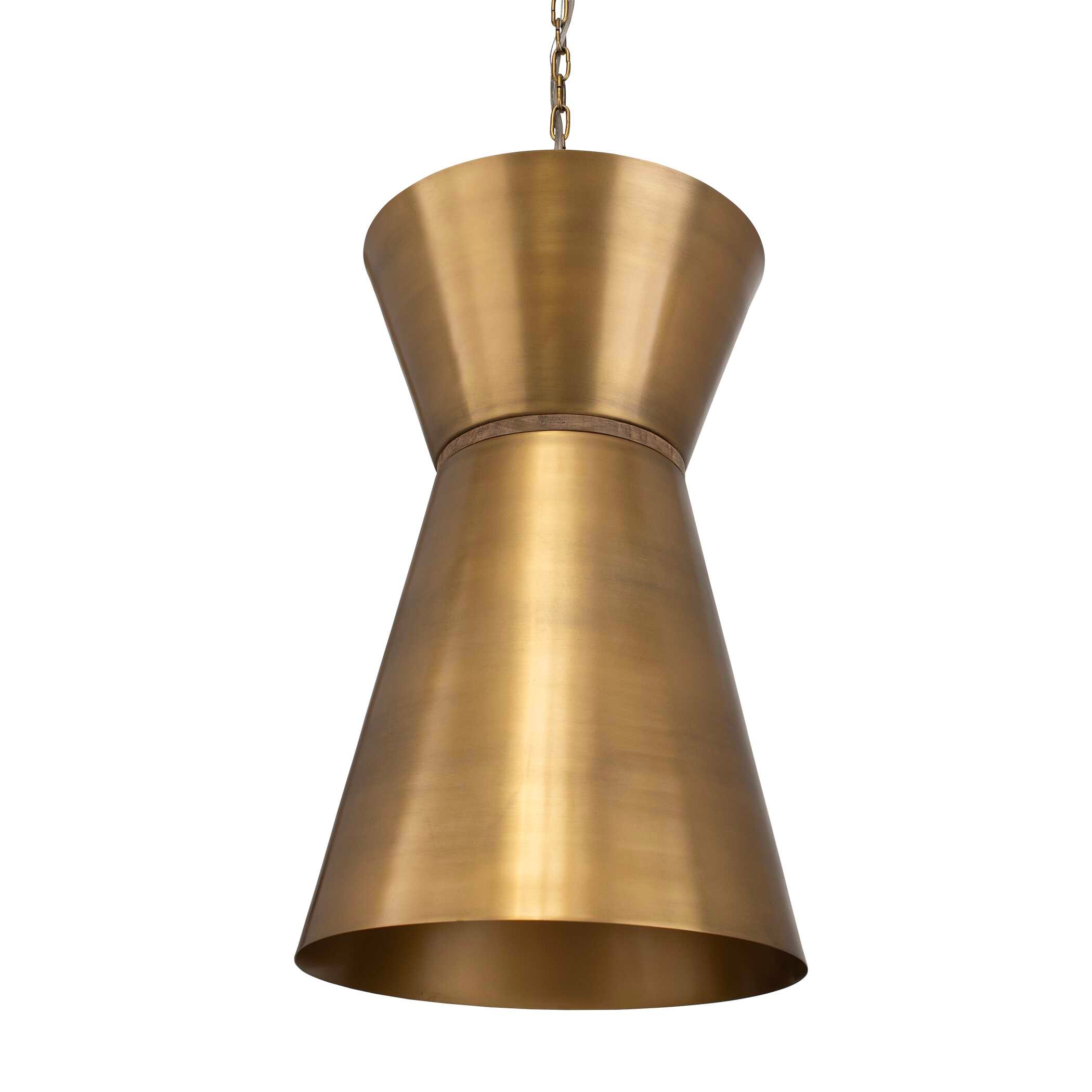 Uttermost Crocker Crocker Brass 1 Light Mini Pendant
