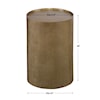 Uttermost Accent Furniture - Occasional Tables Adrina Drum Accent Table