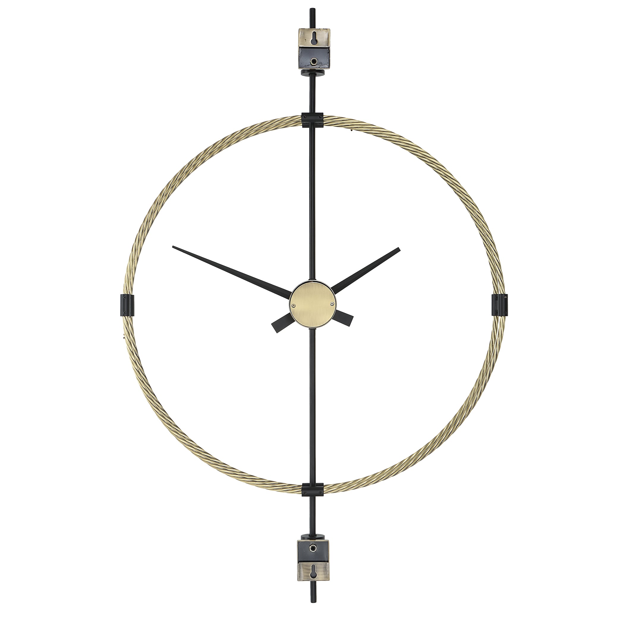 Uttermost Time Flies Wall Clock with Metal Frame